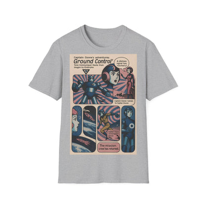 Captain Ozone T-Shirt – Retro Sci-Fi Comic Design | Ground Control Edition – Freches Satire-Design für mutige Statements | True Insights