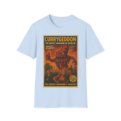Vintage Motiv – CurryGeddon T-Shirt - Retro Horror Design | True Insights Design mit Humor