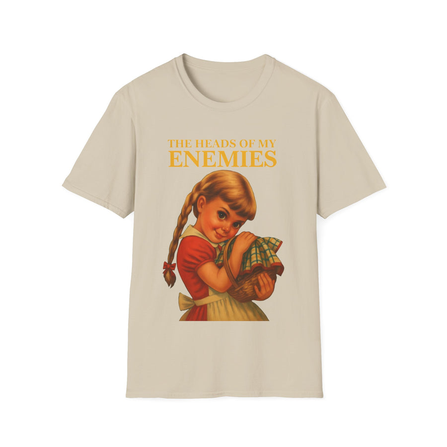T-shirt satirique The Heads of My Enemies - Humour noir design rétro