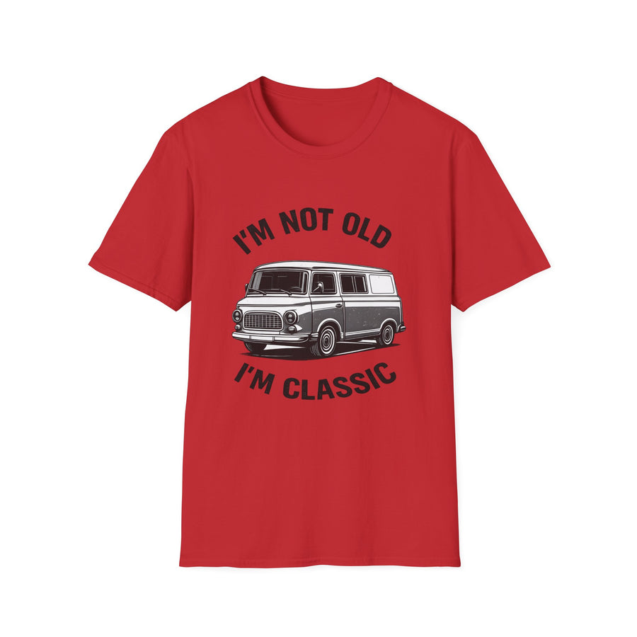 True Insights T-Shirt Barkas 100 Classic Van DDR Spruch Im Not Old Im Classic in Rot