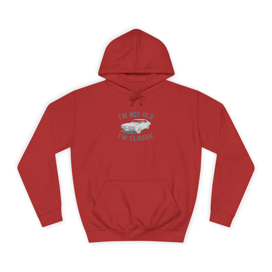 Classic Muscle Car Hoodie – I'm Not Old I'm Classic Cadeau pour Fans de Voitures
