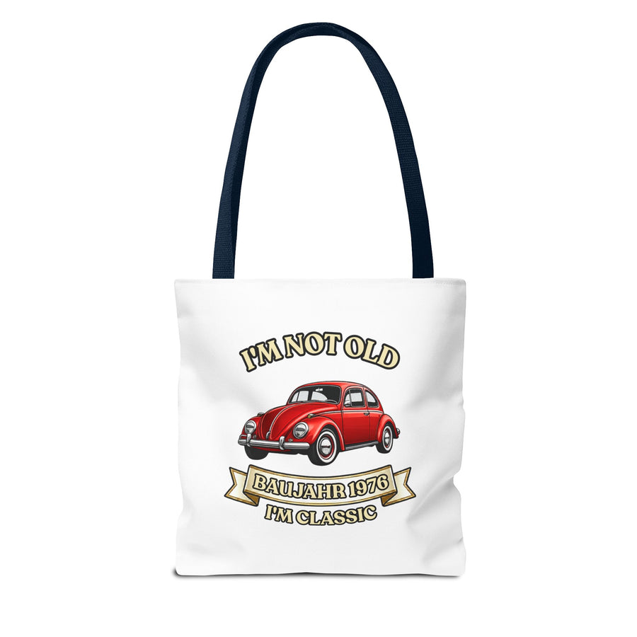 Born in 1976 Tote Bag – 50th Birthday Gift | VW Beetle