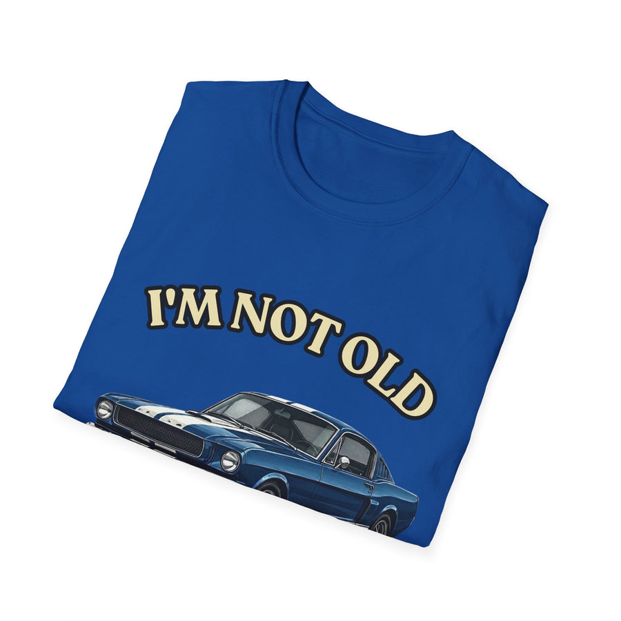 True Insights Geschenk zum 40. Geburtstag – T-Shirt Jahrgang 1987 Muscle Car | I'm Not Old I'm Classic