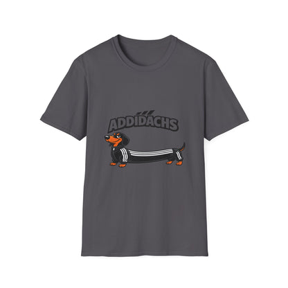 Addidachs T-Shirt – Lustiges Dackel Shirt mit Trainingsanzug