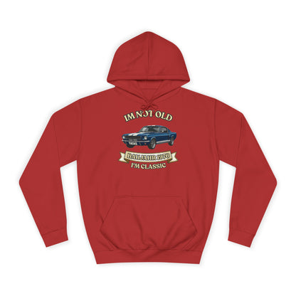 Hoodie Baujahr 1976 - I'm Not Old I'm Classic - Oldtimer Muscle Car Geburtstag Geschenk 50 Jahre