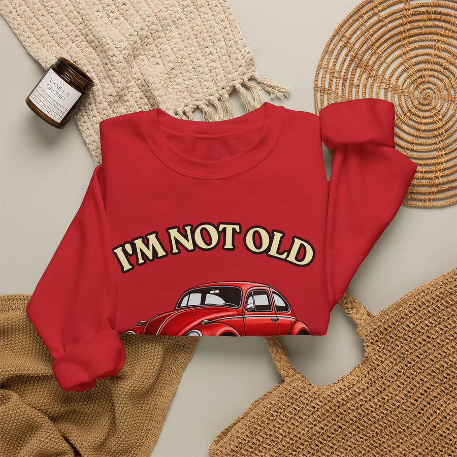 Born in 1976 Sweatshirt – 50th Birthday Gift | VW Beetle