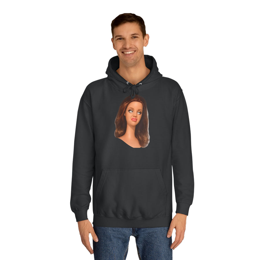 Funny Doll Meme Hoodie | Annoyed Face | Sarcastic Barbie Face Hoodie for Women