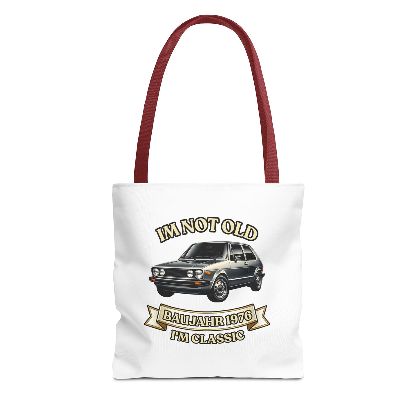 Tote Bag Baujahr 1976 - I'm Not Old I'm Classic - Oldtimer Stoffbeutel zum 50. Geburtstag, Geschenk für Autofans