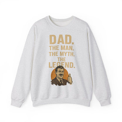 Sweatshirt – DAD. THE MAN. THE MYTH. THE LEGEND. - Sweatshirt für echte Legenden | True Insights Design mit Humor