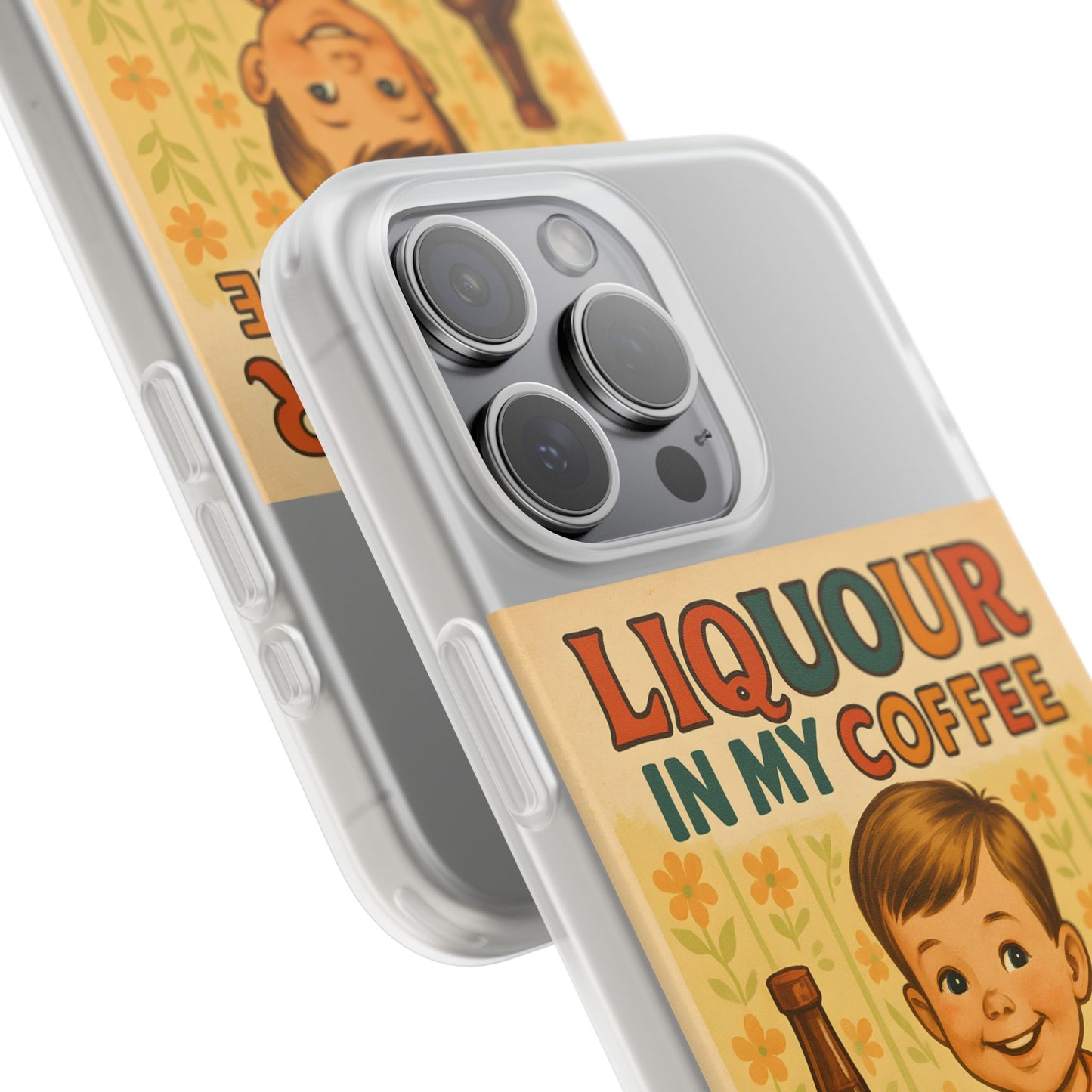 Handyhülle – „Liquor in My Coffee“ (Satire-Edition)-Phone Case-True Insights