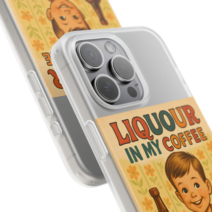 Handyhülle – „Liquor in My Coffee“ (Satire-Edition)-Phone Case-True Insights