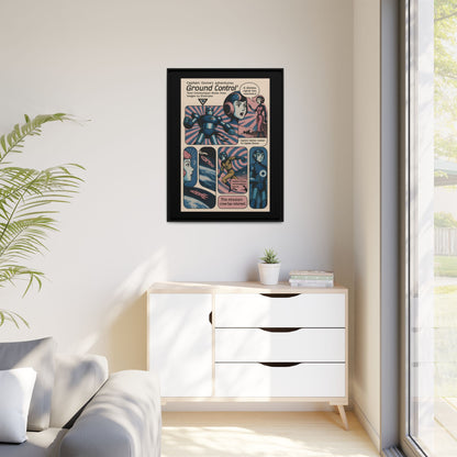 Captain Ozone – Retro Art Canvas