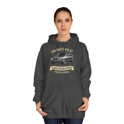 I'm Not Old I'm Classic Hoodie Baujahr 1976 – 50. Geburtstag Oldtimer Auto Kapuzenpullover für Männer & Frauen