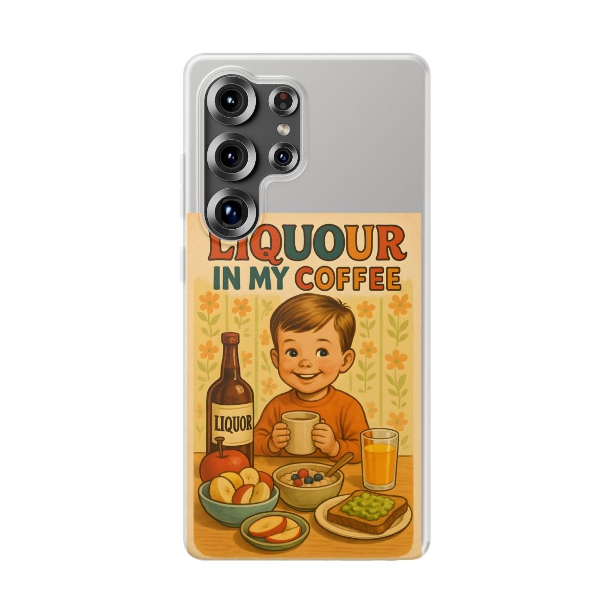 Handyhülle – „Liquor in My Coffee“ (Satire-Edition)-Phone Case-True Insights