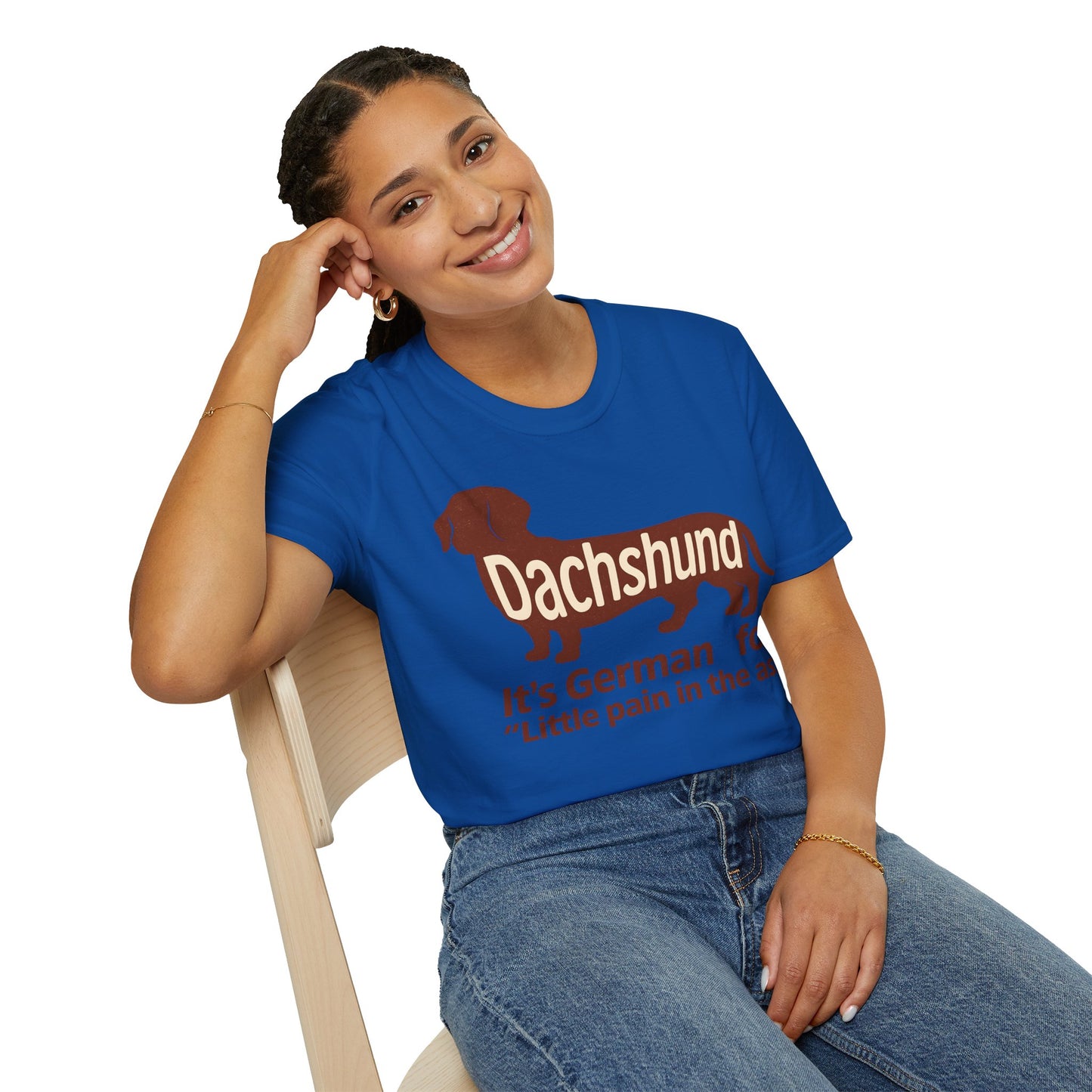 Dachshund: Little pain in the ass | Vintage Look für Hundefans mit Humor – Lustiges T-Shirt | True Insights – Bild 34