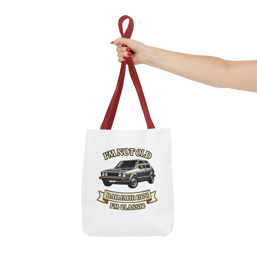 Born in 1976 Tote Bag – 50th Birthday Gift | Classic Car