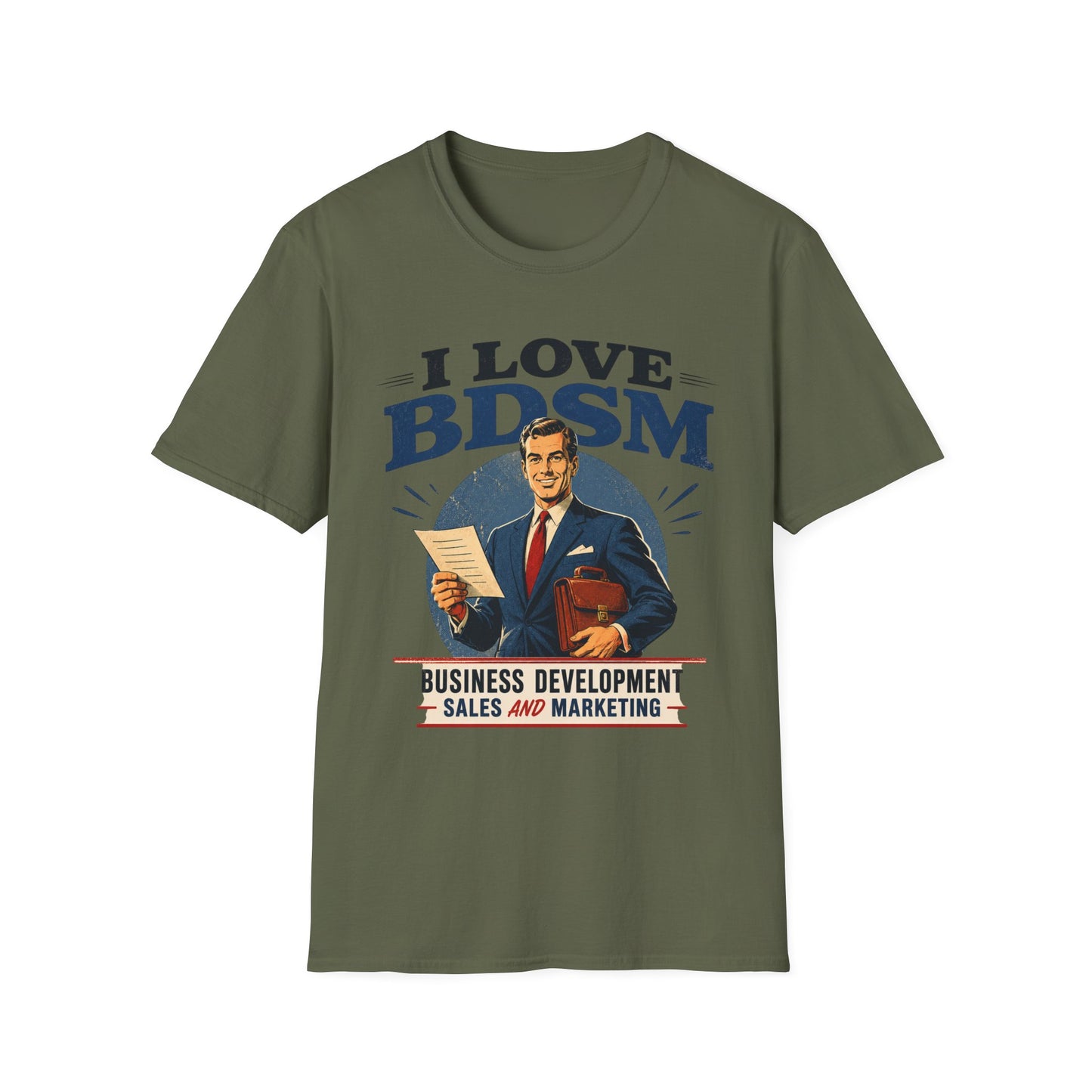 I Love BDSM Shirt Herren – Lustiges Vertrieb Marketing Geschenk