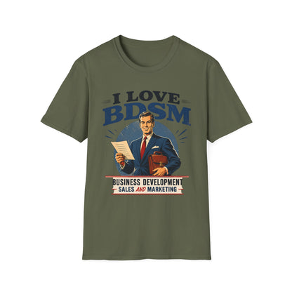 I Love BDSM Shirt Herren – Lustiges Vertrieb Marketing Geschenk