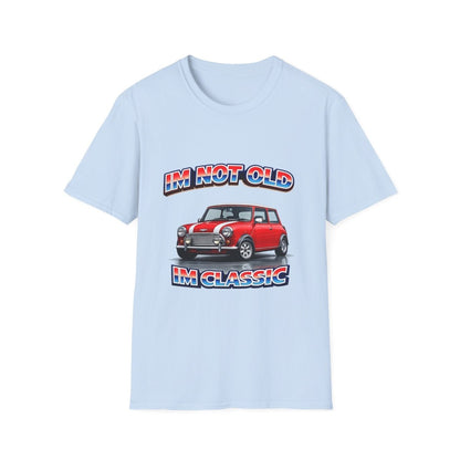 I'm Not Old I'm Classic | Italian Job T-Shirt | Mini Cooper Retro Shirt