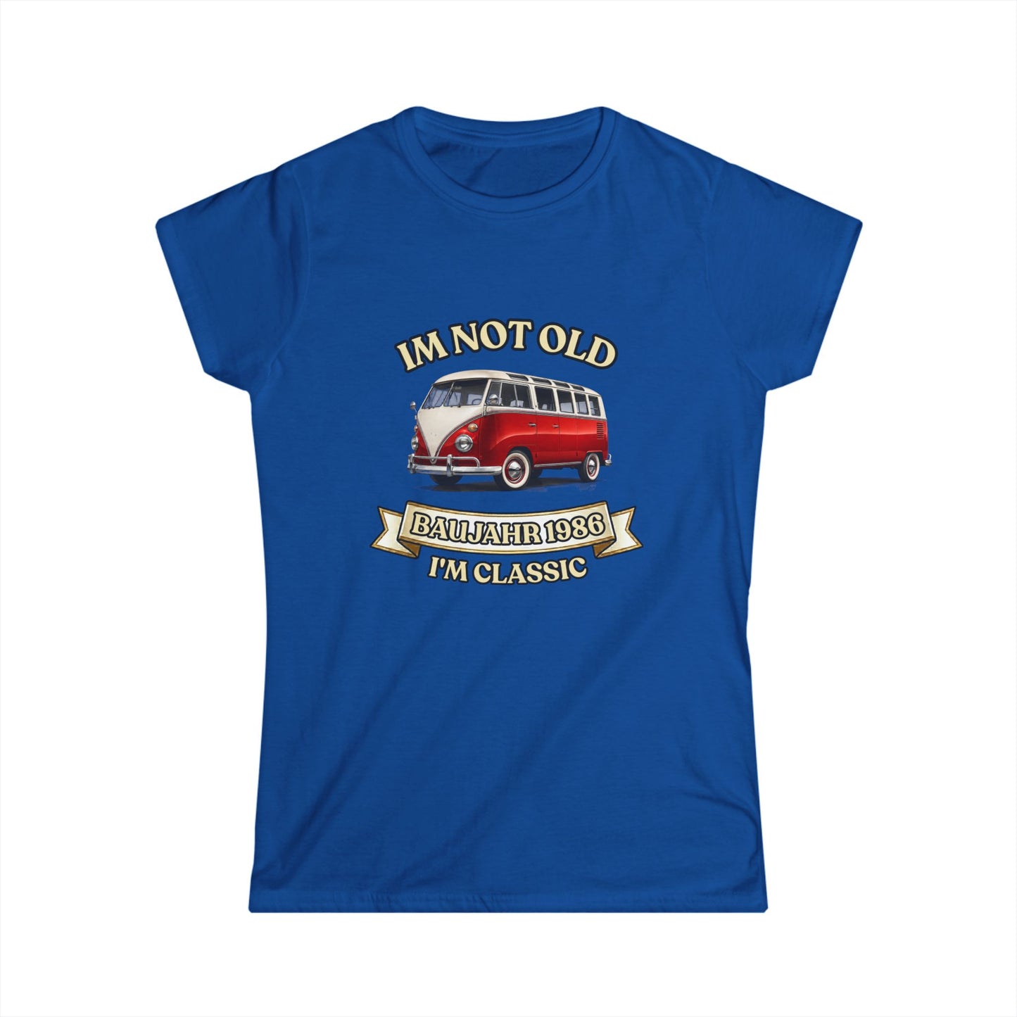 Damen Shirt Baujahr 1986 - I'm Not Old I'm Classic - Vintage Bus 40. Geburtstag Geschenk