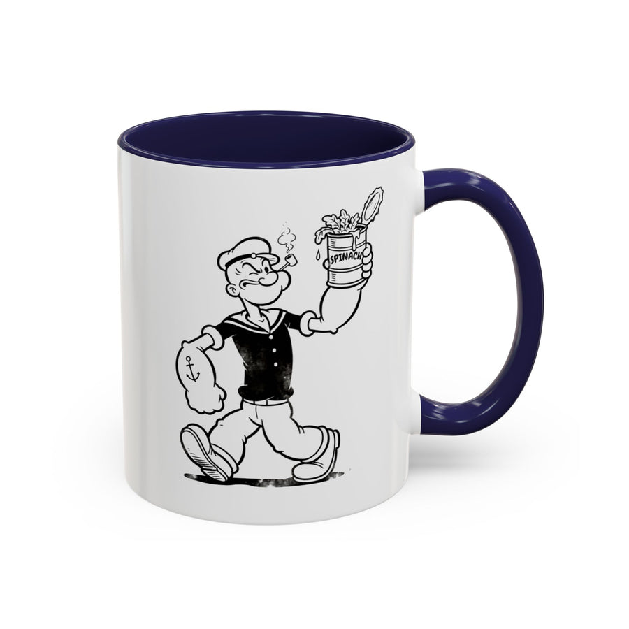 Popeye Spinat Dose Tasse – Comic Kult Kaffeebecher für Fans von Retro-Cartoons & starkem Kaffeegenuss