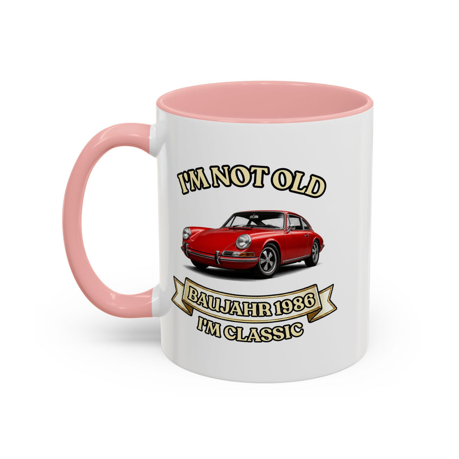 Geschenk zum 40. Geburtstag – Tasse Jahrgang 1986 Porsche 911