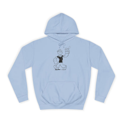 Popeye Spinat Dose Hoodie – Comic Kult Kapuzenpullover für Retro Cartoon Fans & Nostalgie Liebhaber
