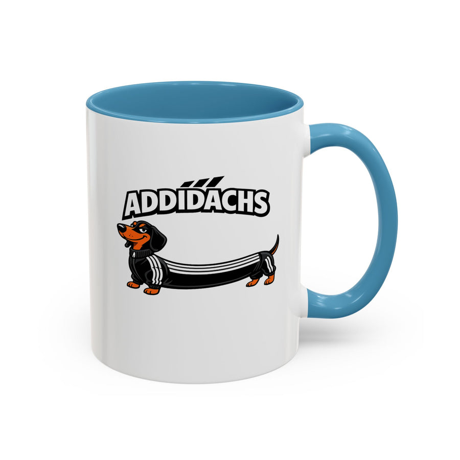 Mug Teckel Rigolo 'ADDIDACHS' - Tasse Chien Sportif pour Amoureux des Teckels