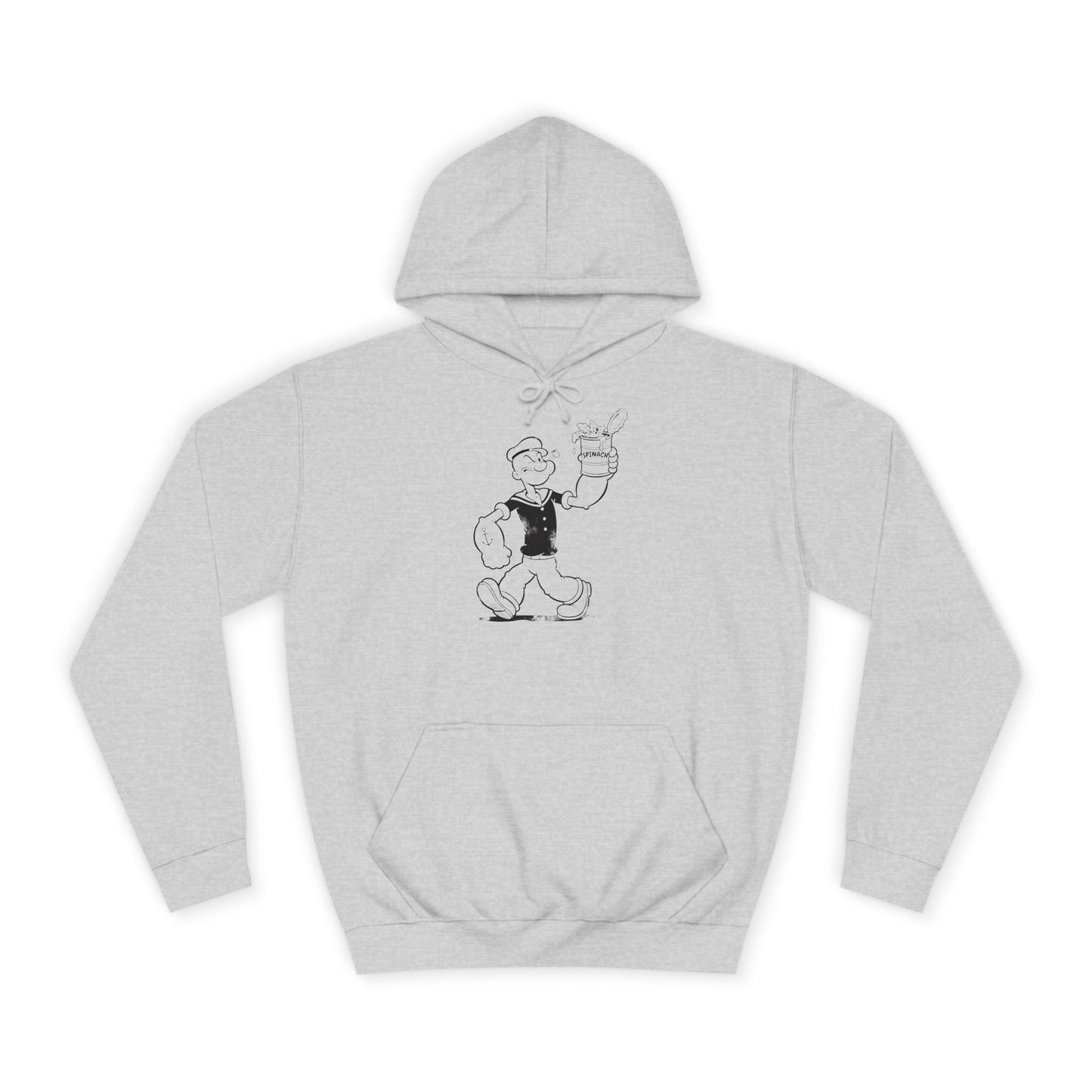 Popeye Spinat Dose Hoodie – Comic Kult Kapuzenpullover für Retro Cartoon Fans & Nostalgie Liebhaber