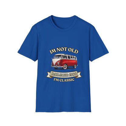 I'm Not Old I'm Classic Baujahr 1986 T-Shirt – Retro Bulli Bus 40. Geburtstag Geschenk Unisex Shirt