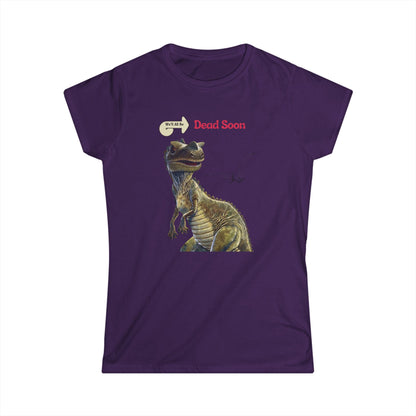 We'll All Be Dead Soon T-Shirt Unisex – Grappig Dinosaurus Statement Shirt met Vliegsaurus, Sarcasme & Nihilisme