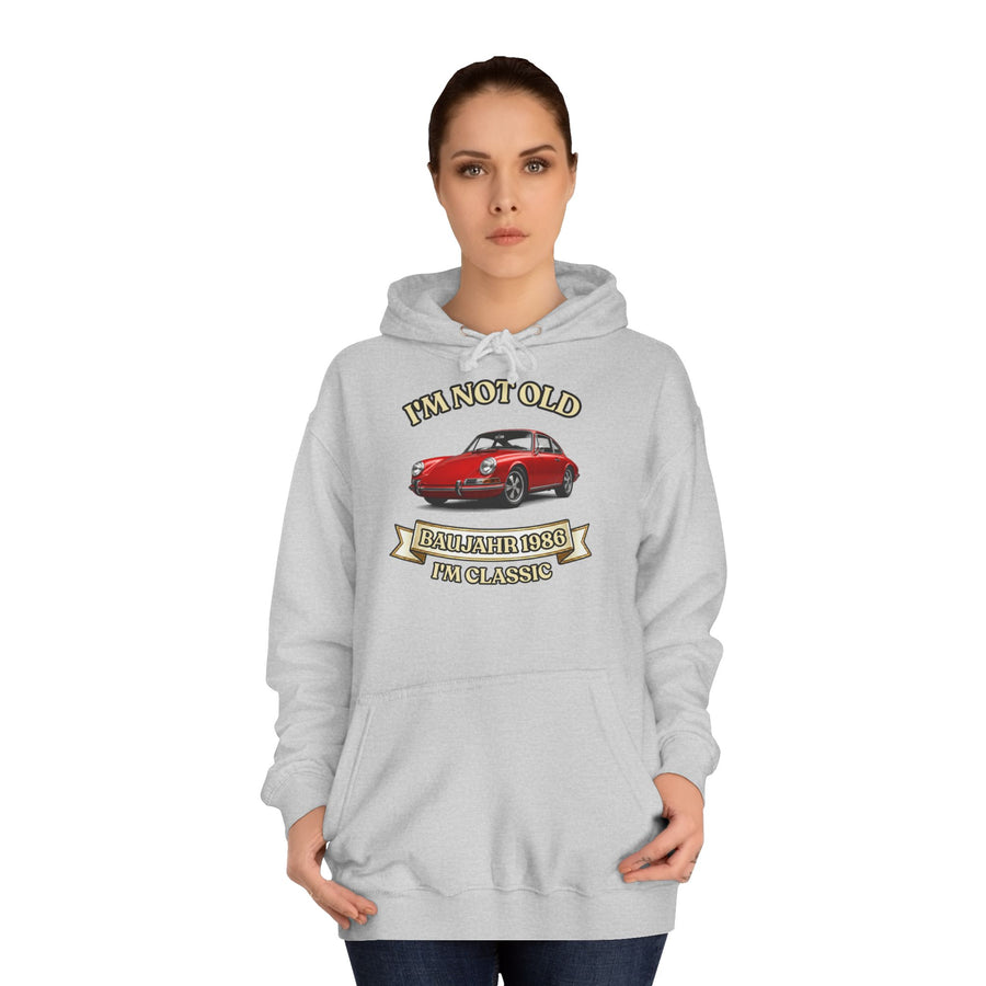 Geschenk zum 40. Geburtstag Mann – Hoodie Herren Jahrgang 1986 Porsche 911