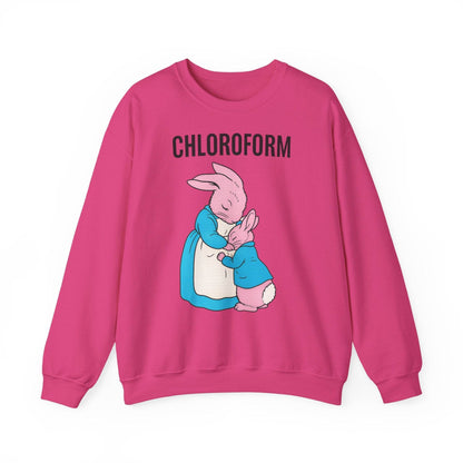 „CHLOROFORM“ – Retro-Sweatshirt mit Hasen und bösem Twist - True Insights