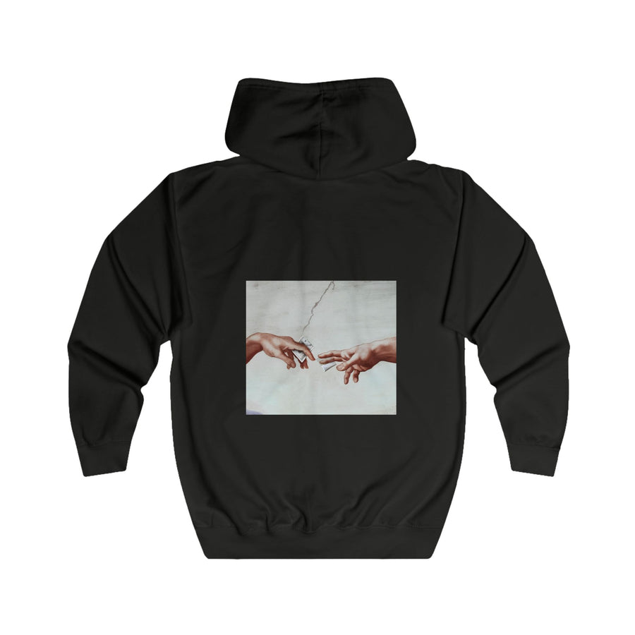 The Deal Zip-Hoodie – Michelangelo-parodie met zwarte humor