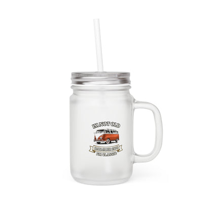 Baujahr 1976 Mason Jar zum 50. Geburtstag – Im Not Old I'm Classic Retro Bus Trinkglas Geschenk