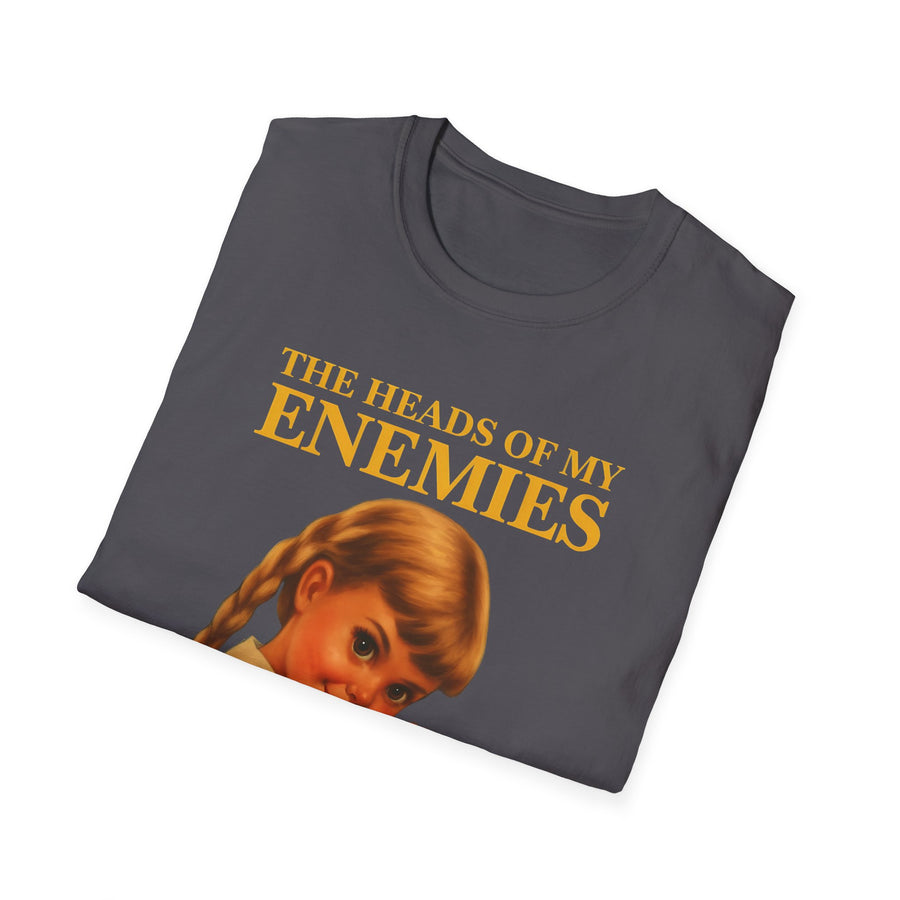 T-shirt satirique The Heads of My Enemies - Humour noir design rétro