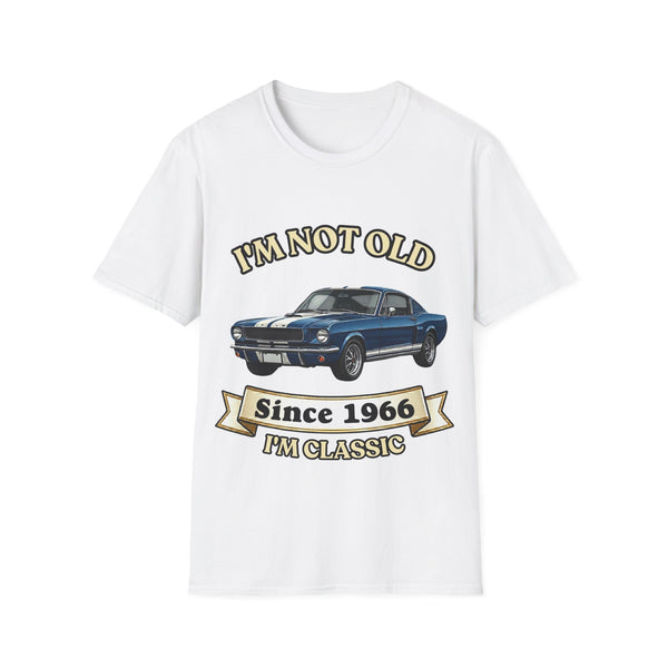 T-shirt Millésime personnalisable année au choix | I'm Not Old I'm Classic | cadeau anniversaire drôle Papa Papy Homme | Voiture ancienne Rétro Vintage | True Insights