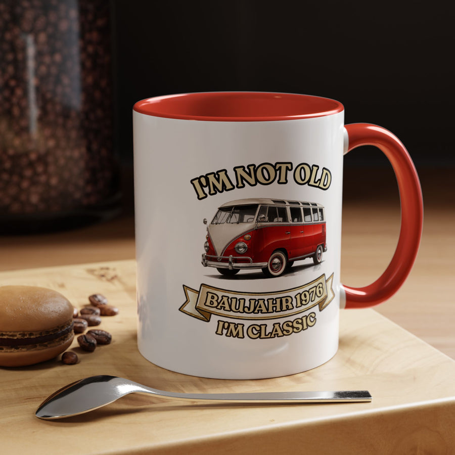 Born in 1976 Mug – 50th Birthday Gift | VW Bus