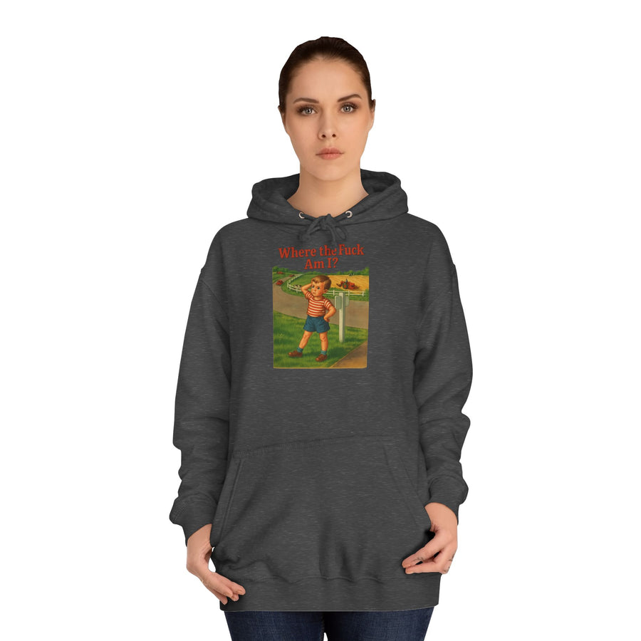 True Insights Where the F*ck Am I? Hoodie – Vintage-Motiv mit nostalgischem Lost-Boy