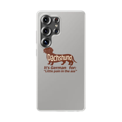 Witzige Dackel-Handyhülle – „Little Pain in the Ass“ – Lustiges Phone Case | True Insights – Bild 11