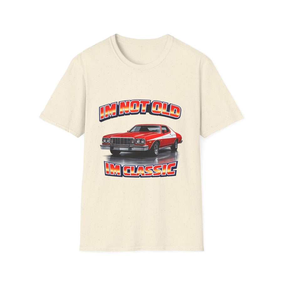 True Insights T-Shirt Im Not Old Im Classic Retro Oldtimer Motiv in Natur