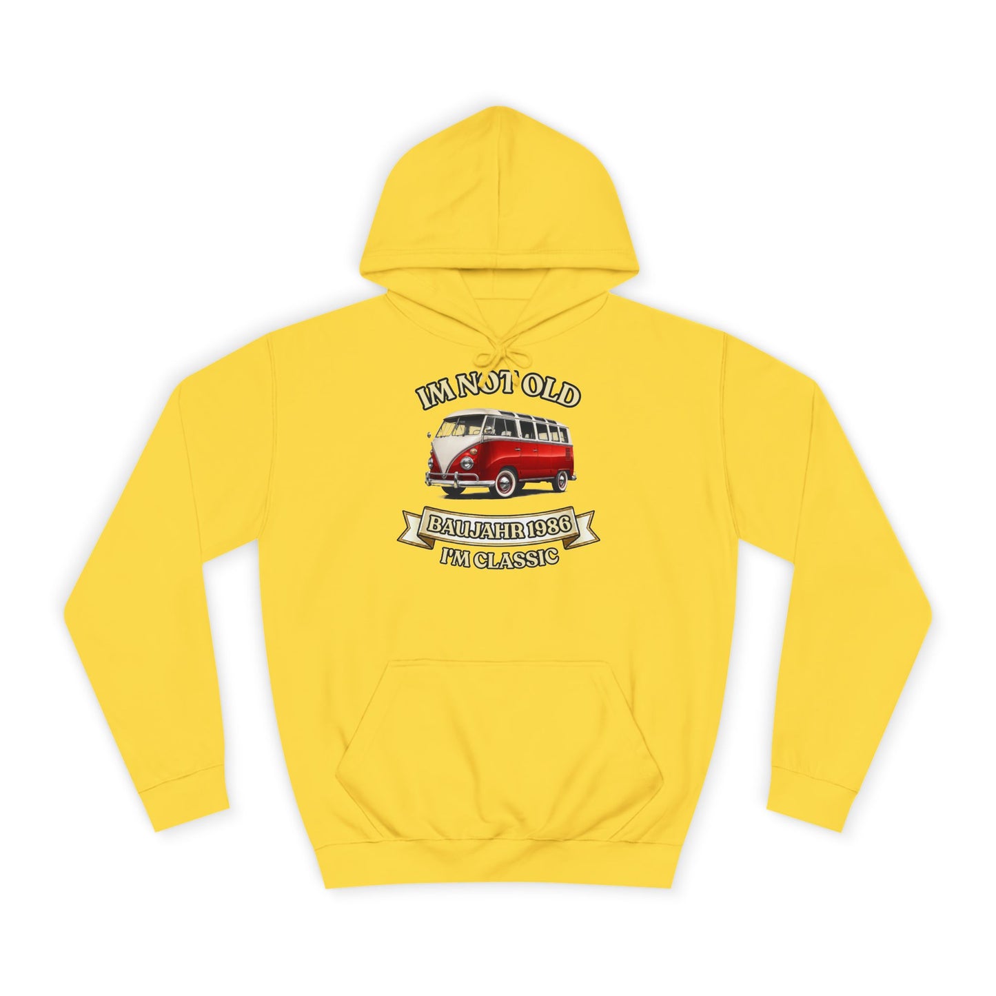 Hoodie Baujahr 1986 - I'm Not Old I'm Classic - Vintage Bus zum 40. Geburtstag für Frauen & Männer