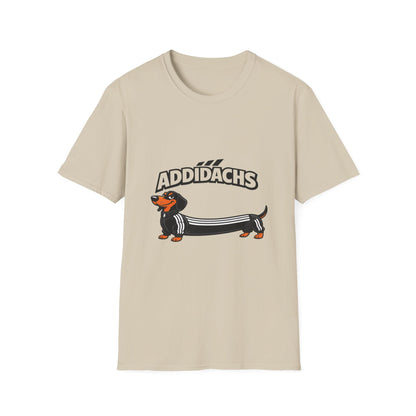 Addidachs T-Shirt – Lustiges Dackel Shirt mit Trainingsanzug