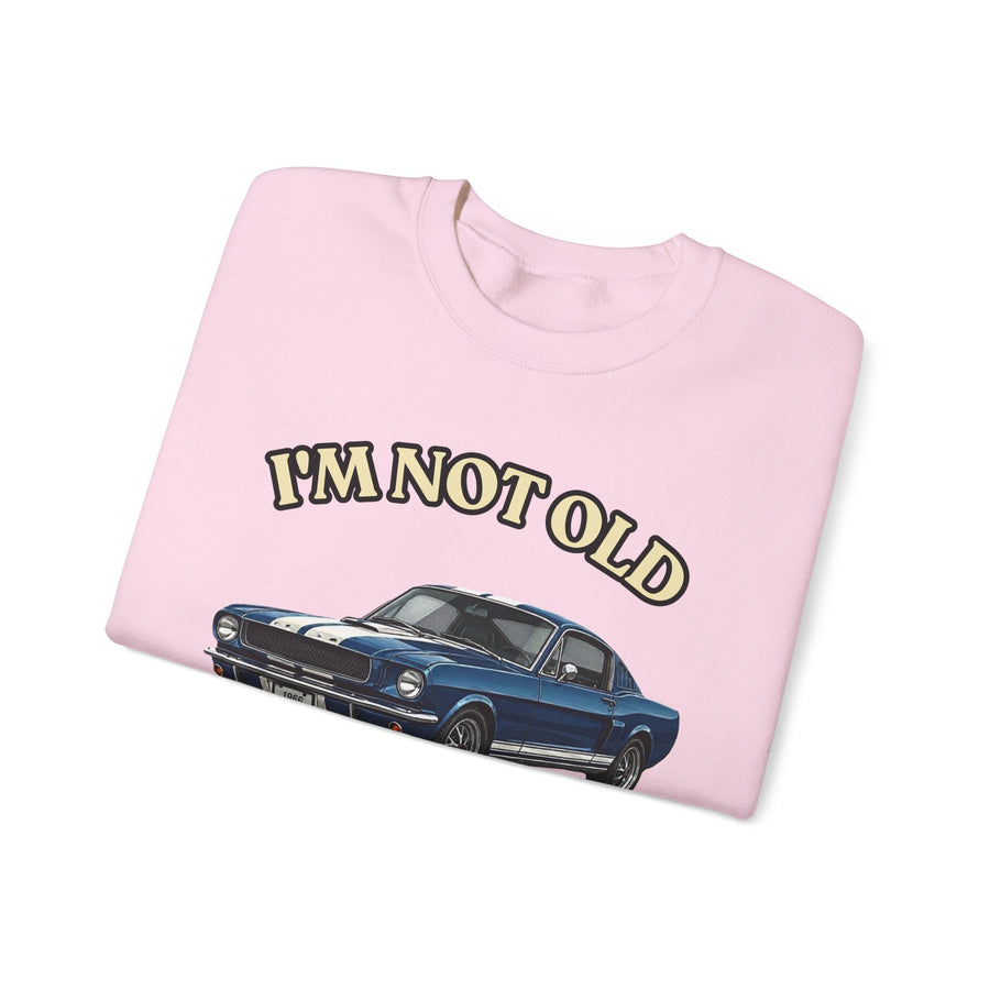 True Insights Sweatshirt Jahrgang 1966 Sportwagen, gemütlicher Look zum runden Geburtstag