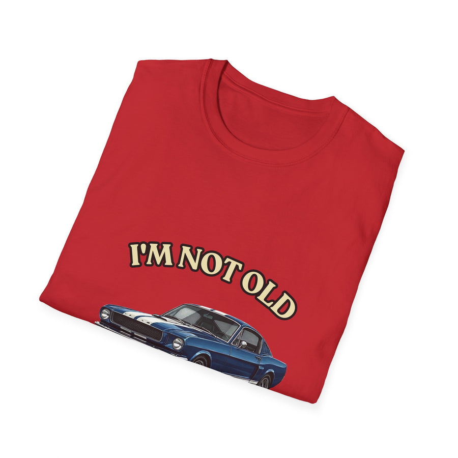 True Insights T-Shirt Baujahr 1976 Muscle Car Print im stylischen Outfit für Oldtimer Fans