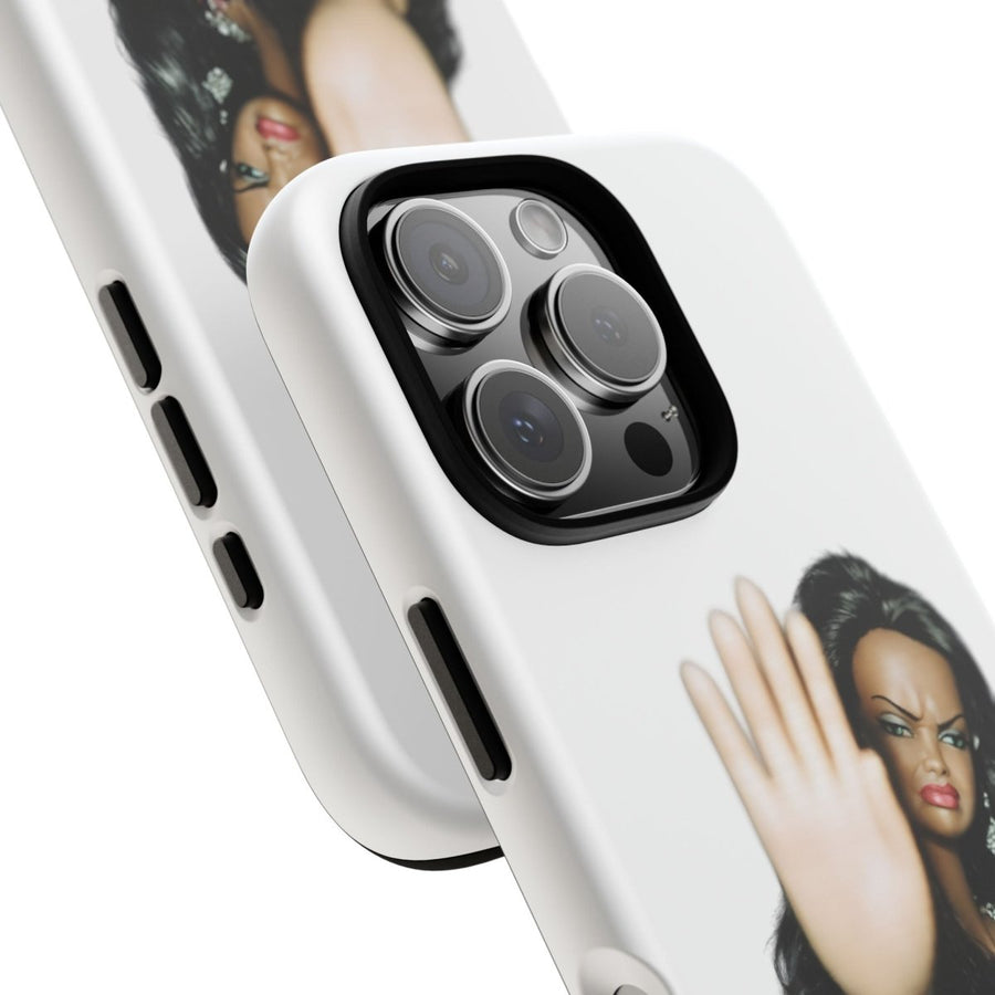 Coque de téléphone humoristique Talk to the Hand Doll – Coque effrontée pour iPhone & Samsung