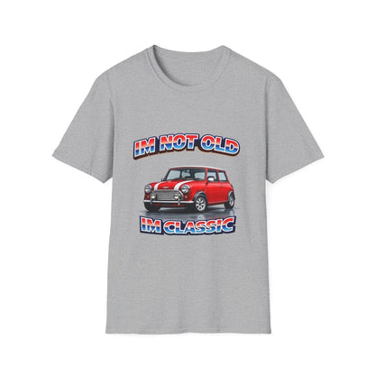 I'm Not Old I'm Classic | Italian Job T-Shirt | Mini Cooper Retro Shirt