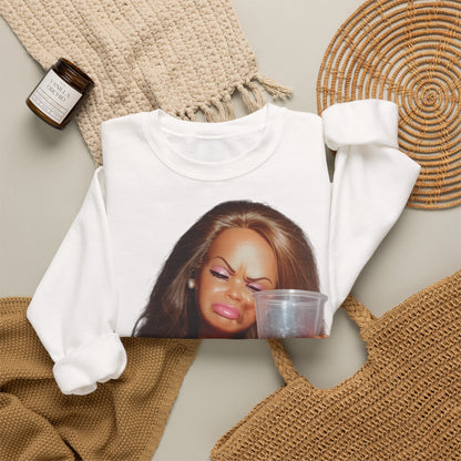 Doll Meme Barbicore Sweatshirt – Lustiges Pink Drink Puppen-Meme Pullover für Partys & Selfmade-Diven