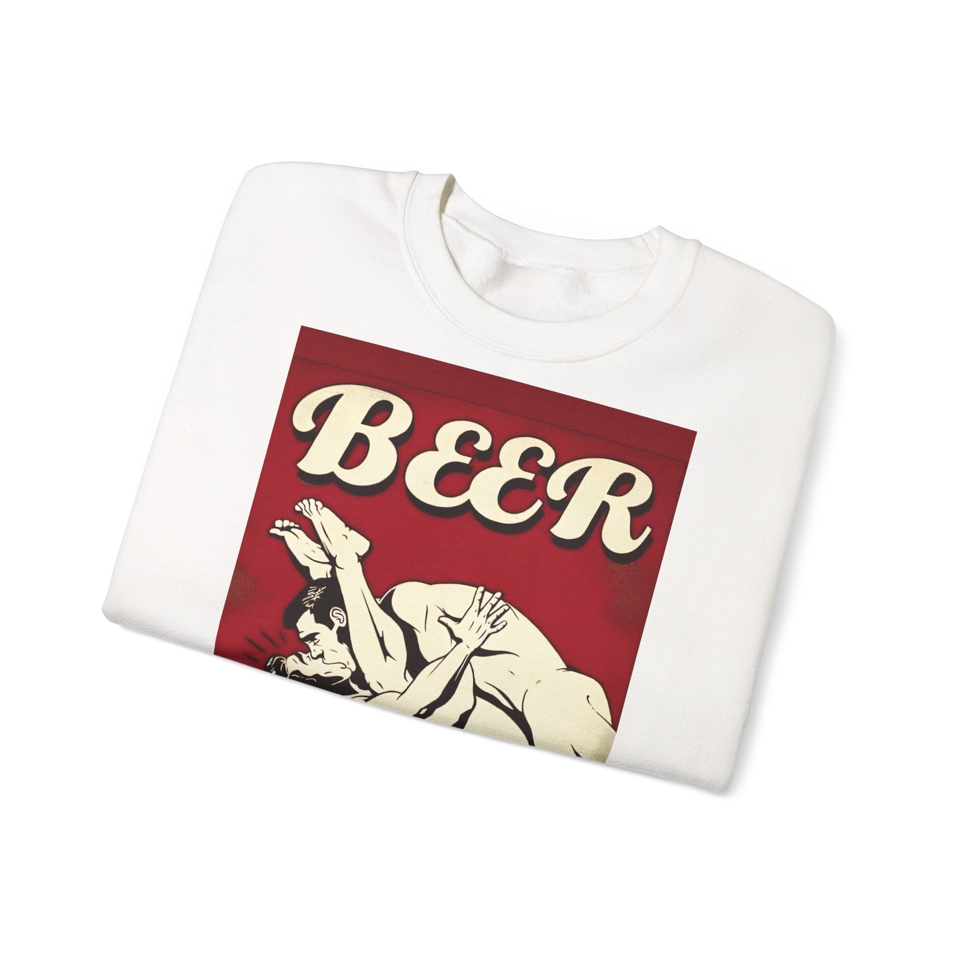 Sweatshirt – Witziges Retro Bier Sweatshirt – BEER - Helping Straight Guys Cross the Line Since 1862! Partywear Statement | True Insights Design mit Humor