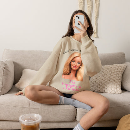 Lustiges Sweatshirt 'In my dreams I don't work' - Anti-Arbeit Spruch Pullover für Faulenzer & Büromuffel